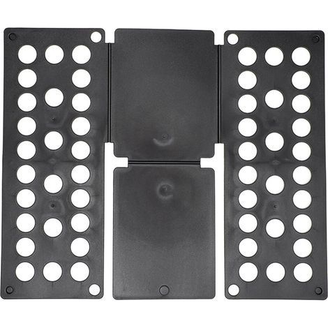 Planche pliante réglable pour organisateur de vêtements,-Noir (1/2)