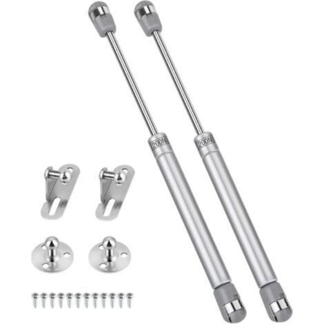 Pneumatic lifting support gas struts (2 pack, 200N) for cabinets, hydraulic rods and heavy applications, home furniture telescopic buffers (1/3)