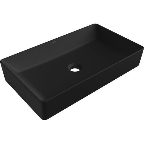 Mexen Nadia Aufsatzwaschbecken 60 x 35 cm, Schwarz matt - 21616085 (1/5)