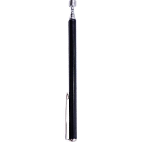 Outil de ramassage magnétique en métal, tige d'aspiration puissante, Style stylo, ramassage magnétique pour la maison, le bureau, l'entretien, la Construction, noir (1/5)