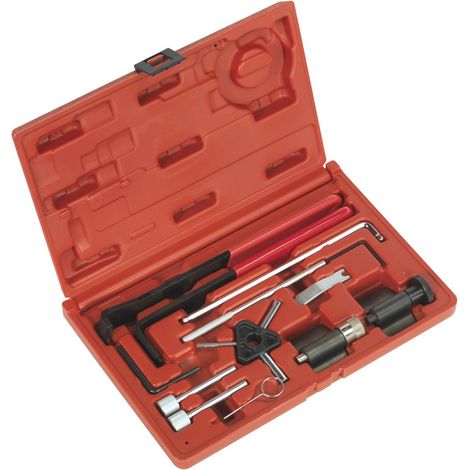 Sealey VSE5951 Diesel Engine Timing Tool Kit - for VAG, Dodge, Ford, Mitsubishi - 1.2D/1.4D/1.6D/1.9D/2.0D - Belt
