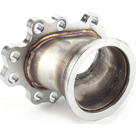 GARRYFIZH Bride d'adaptation turbo à 8 boulons pour tuyau de descente à bride en V de 3 pouces, compatible avec Garrett T25, T28, GT25 et GT28. (1/5)