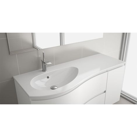 Lavabo MAM 1200 droit brillant (1/2)