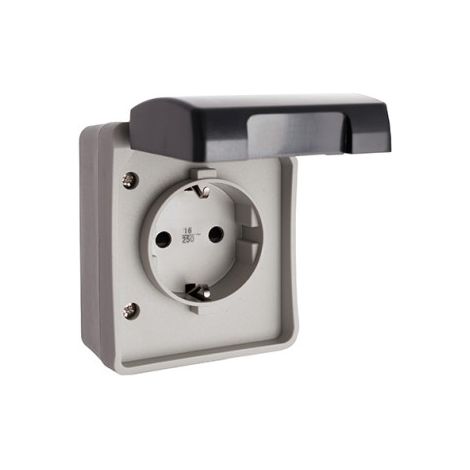 Prise étanche Ip44 Solera étanchéité Ip44 Et Robustesse Pour Extérieur. - Solera (1/2)