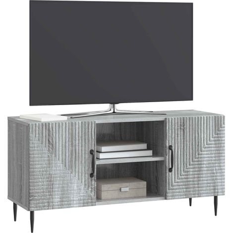 Maison Exclusive - Mobile TV Grigio Sonoma 102 x 34,5 x 50 cm Legno ingegnerizzato