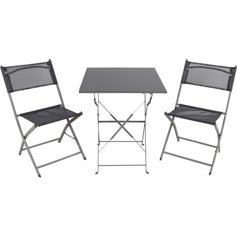 Linder Exclusiv Set da giardino BISTRO SET Grigio