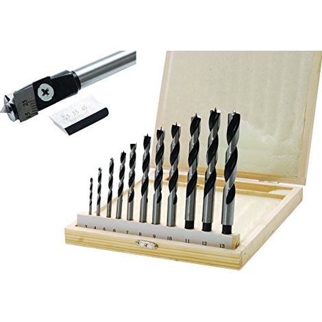 Punta legno BGS Technic 50403 sistema centraggio regolabile