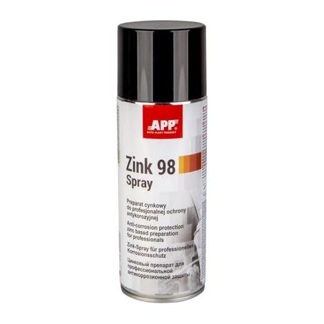 Vernis - APP Zink 98 - Protection cathodique - Séchage rapide - Plus de 90% de zinc