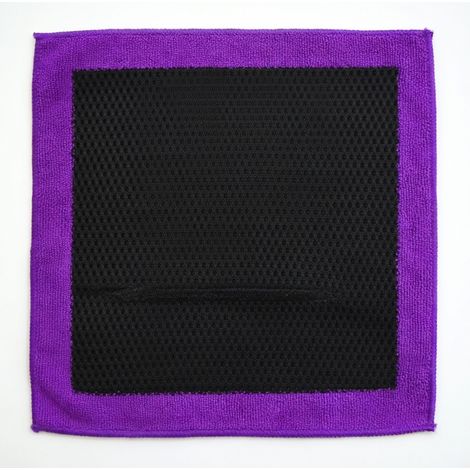 Chiffon d'argile ajouré violet (1/5)
