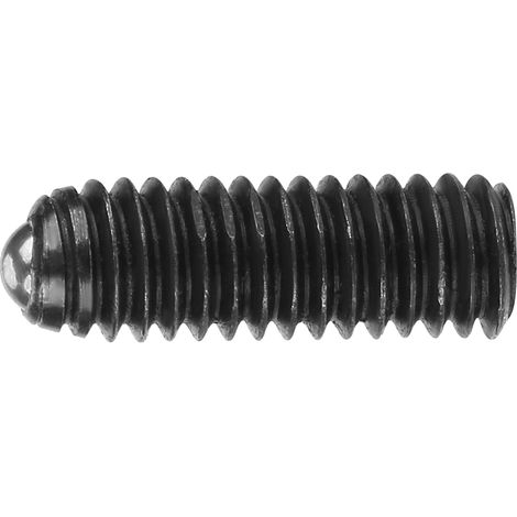 Ensemble de 10 pièces avec piston à ressort à bille à douille hexagonale filetée M4 en acier au carbone (M412) (1/5)
