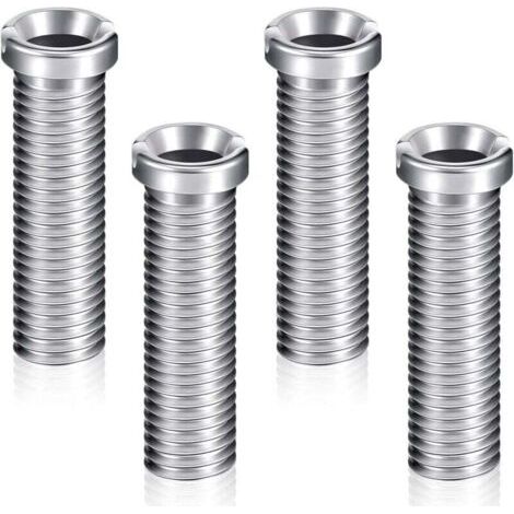 BUNTHAUS PA Lot De 4 Vis Pour Panier Et Bouchon D Évier En Acier Inoxydable 45 Mm Accessoires Fixation (1/4)