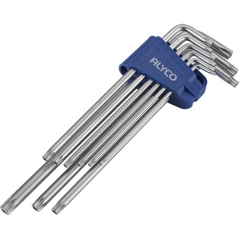 JUEGO 9 LLAVE ACODADA TORX INV EXTRALARG (1/5)