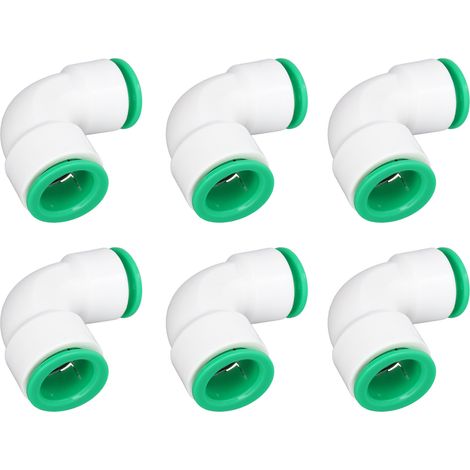 Lot de 10 coudes réducteurs pour conduite d'eau, en PPR épais, prêts à l'emploi, pour l'irrigation, 25 x 20 mm / 1 x 0,8 po (1/5)