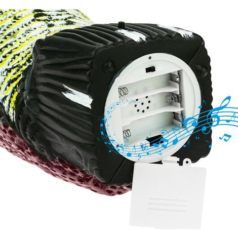 Répulsif oiseau statue chouette avec son et yeux LED 38cm femelle (1/3)