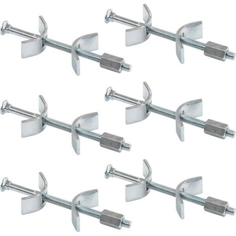 Raccord Plan de Travail - Connecteur de Meubles, 100 mm 6 pcs. - Joint Plan de Travail Cuisine - Vis Assemblage Meuble – Ferrure d'Assemblage - Solution Sûre et Stable (1/5)