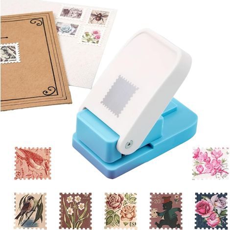 Rectangular Stamp Cutter, 1x1 Inch Rectangular Punch, Stamp Punch for Scrapbooking, Cards and DIY Projects (1/5)