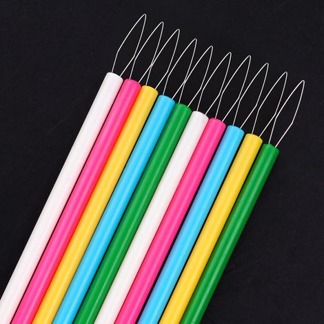 Juego de 20 enhebradores de aguja para máquinas de coser manuales, enhebradores de aguja de plástico, ayuda para enhebrar automáticamente, herramienta para cuentas, colores surtidos, colores seleccion