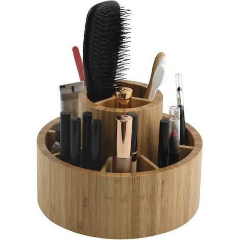 Organisateur de maquillage Bambou ISALYS Beige MSV (1/5)