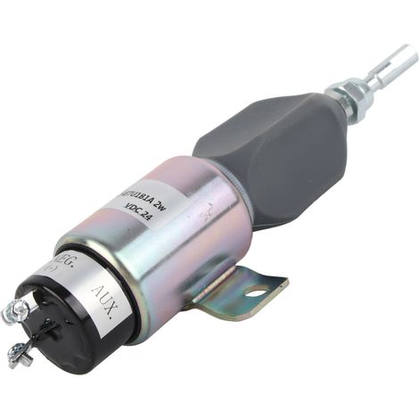 Électrovanne d'arrêt pour moteurs Mitsubishi, accessoires moteur 1751‑24E7U1B1A 24V (2 colonnes) (1/5)