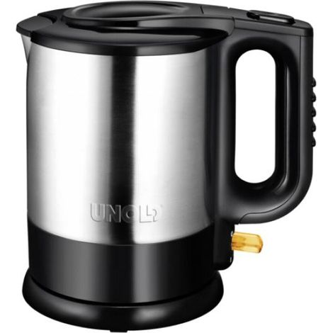 Unold 18015 Bollitore Elettrico 1.5 L 2200 W Base 360° Acciaio Inox con Filtro Anticalcare colore Nero (1/4)