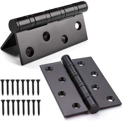 Bisagras para puertas de alta resistencia, bisagras exteriores de acero inoxidable, bisagras para puertas de madera, bisagras de acero inoxidable, conectores para muebles, herrajes, armarios, cajones,