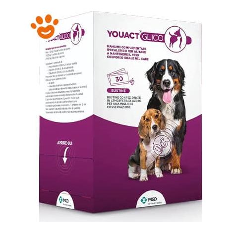 MSD Youact Dog Glico - Confezione 30 Pezzi -