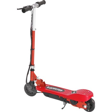 Foldable Electric Kids Scooter, Ride-on Ages 7-14 Years, Red (1/5)