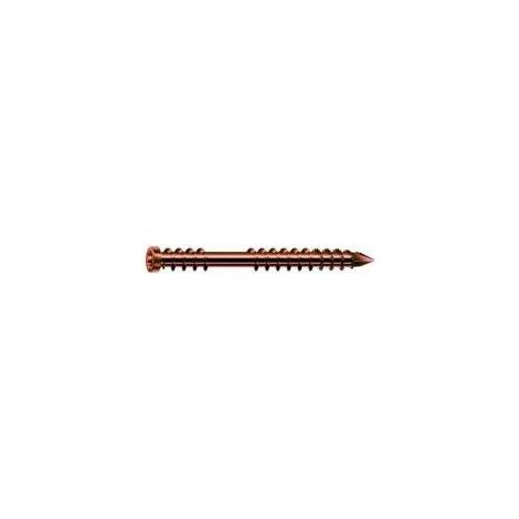 Spax – Vis spécial terrasse 5x50mm Tête cylindrique T-STAR plus T25 – Pointe CUT inox A2 pour bois dur – Lot de 200 unités – 537900500503