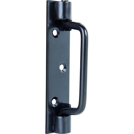 Poignée de porte type St. Etienne noire 127 x 30 mm