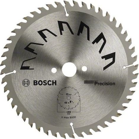 1x Lame de Scie Circulaire Precison (pour Bois, Ø 216 x 2.5/1.5 x 30 mm, 48 Dents, ATB, Accessoire Scie Circulaire) (1/3)