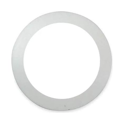 Joint blanc PE pour bonde d'évier – Dimensions 109x85x2 mm – Pour cuisine – Joint de vidage Lira (1/2)