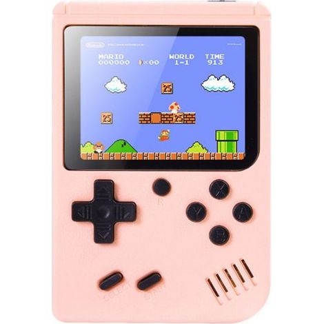 Console De Jeu Portable - 400 Jeux Intégrés - Écran Couleur - Batterie 1020 MAh - Sortie AV Pour Téléviseur - 1 Pièce