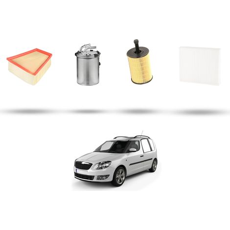 Kit tagliando 4 filtri compatibile con Skoda Praktik 1.4 TDI 59kw dal 2007 (1/5)