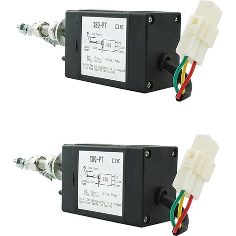 Adecuado para 2 válvulas solenoides de apagado de accesorios para motores de tracción XHQ-PT (12 V normalmente abiertas).