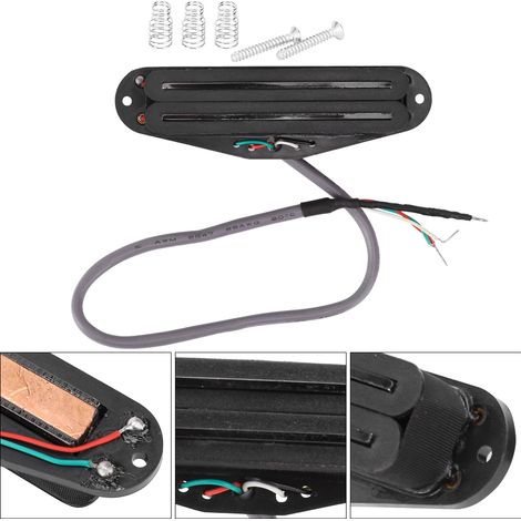 Microphone Double Bobinage GMN07 Noir pour Guitare Électrique 6 Cordes (1/5)