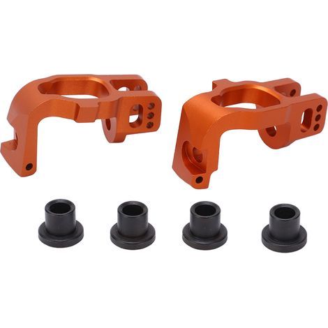 2PCS Support en Aluminium pour Châssis RC, Compatible ZD Racing 1/7 EX‑07 et DBX‑07, Renfort pour Buggy Désert (1/5)