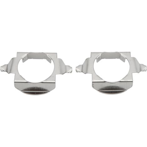 2Pcs Support d'adaptateur LED 10W en acier inoxydable, socle d'ampoule simple à installer (1/5)