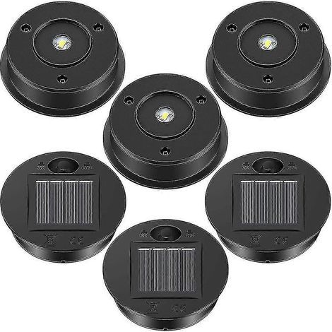 Lot de 6 lampes solaires de rechange pour lampes solaires LED (7 pièces détachées incluses), compatibles avec les lampes d'extérieur.