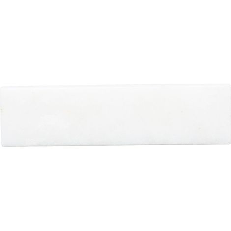 Pierre à aiguiser double face en jade blanc, grain 8000, pour redonner du tranchant à vos lames (10 x 2,5 x 1 cm). (1/5)