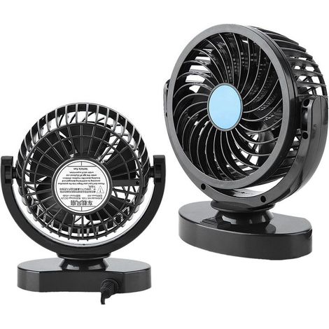 Ventilateur de voiture portable 12V - silencieux et efficace (1/4)