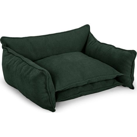 BOBOCHIC - Panier pour chien PLUTO tissu texturé XXL (123 cm) Vert (1/4)
