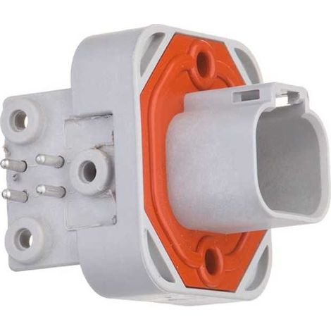 Connettore Serie DT13 Femmina 4 Vie da circuito stampato 90° G003