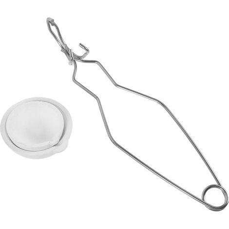 Tiegelzange aus Metall und Keramik, weite Öffnung zum Schmelzen (1/5)