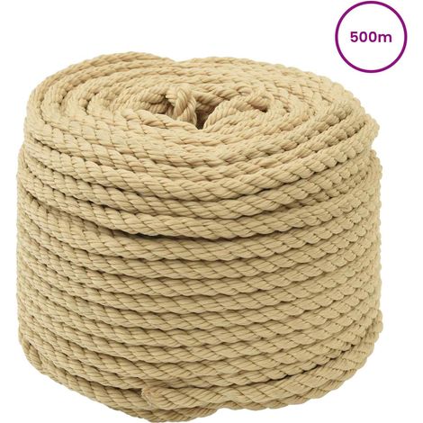 Maison Exclusive - Bootsseil 8 mm 500 m Natur (1/5)