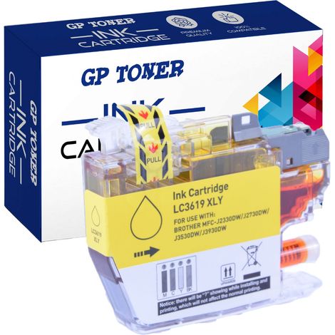 Cartouche d'encre pour Brother GP-B3619XL Y (1/5)