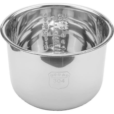 6-Liter-Schnellkochtopf-Innentopf, Reiskocher-Innentopf aus Edelstahl, L-xdd (1/4)