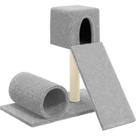 Arbre à chat avec griffoir en sisal Gris clair 59 cm (1/5)