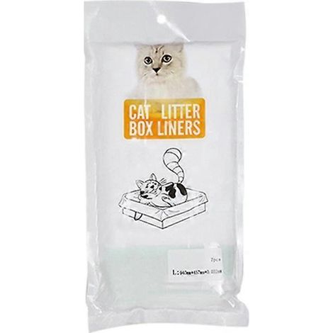 Sacs à déchets tamisants pour bac à litière pour chat, grands sacs à cordon - B - (1/5)