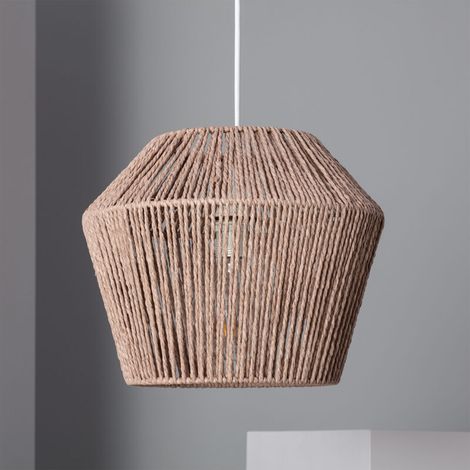 Suspension Papier Tressé Sauki Brun (1/5)