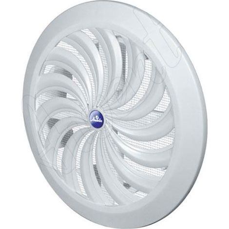 Wandbelüftungsgitterabdeckung mit Netz und Verschluss 100-150 mm veränderbarer Durchmesser (1/4)
